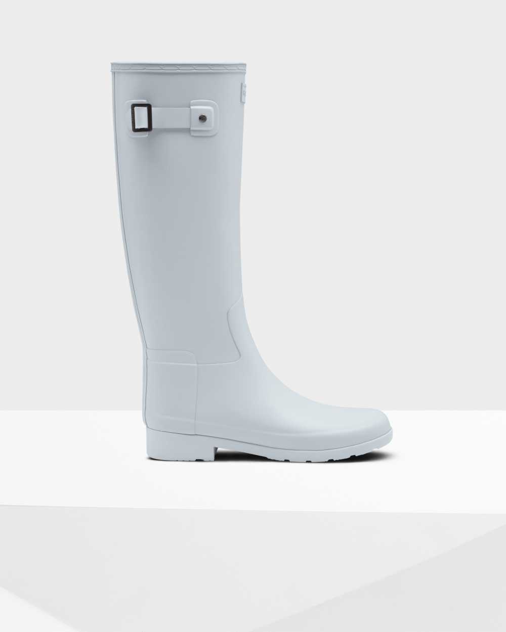 Hunter Women's Refined Slim Fit Tall Wellington Boots Grey,KDVJ30427